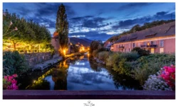 Promenade du soir à Thann (Haut-Rhin)